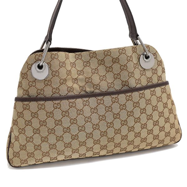 5000049884103544 1 Gucci Eclipse Tote Handbag GG Canvas Beige