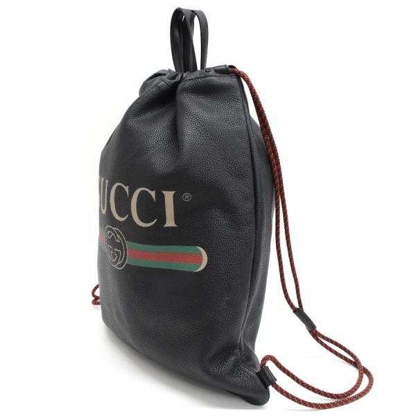 5000049884103545 2 Gucci drawstring backpack Interlocking G leather black