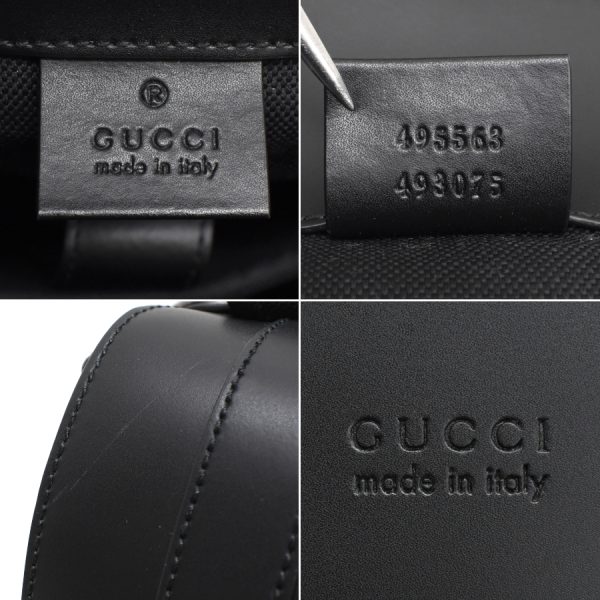 5000049884103611 9 Gucci Chain Shoulder Bag GG Logo Canvas Leather Brown