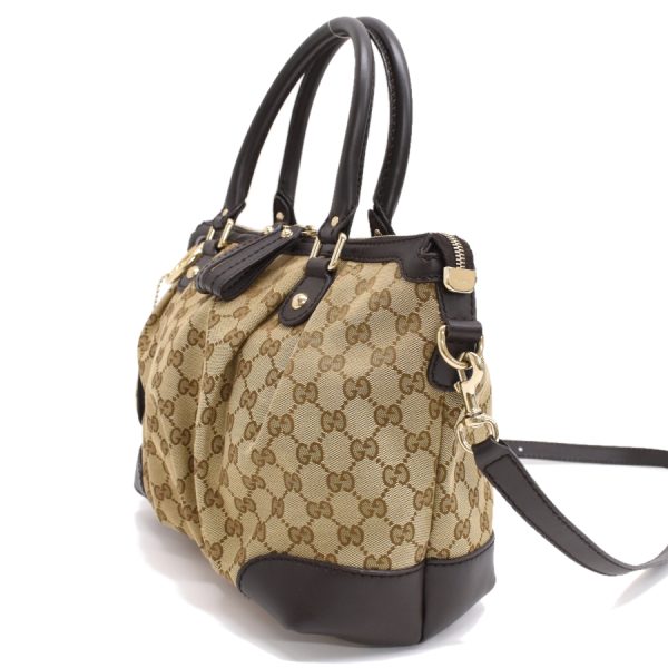 5000049884103659 2 Gucci Sookie 2way shoulder bag Interlocking GG canvas brown