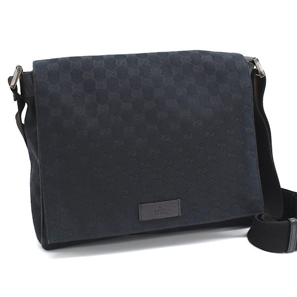 5000049884103712 1 Gucci crossbody shoulder bag GG canvas black