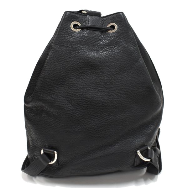 5000049884103713 3 Gucci Soho Backpack Rucksack Drawstring Leather Black