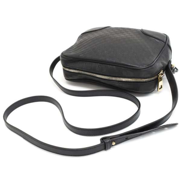 5000049884103715 6 Gucci Crossbody Shoulder Bag Micro Guccisima Leather Black