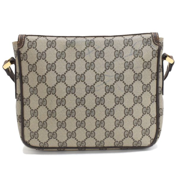 5000049884103716 3 Gucci Crossbody Shoulder Bag GG Supreme Leather Beige