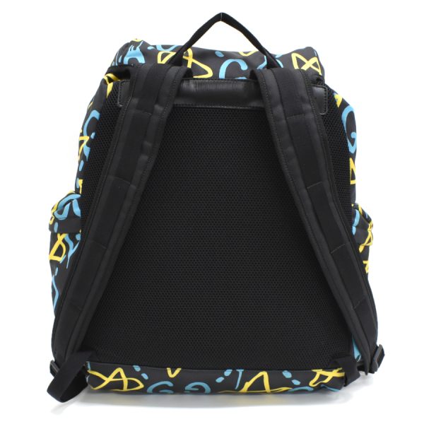 5000049884103793 3 Gucci Ghost Backpack Rucksack Techno Canvas Black Yellow Blue