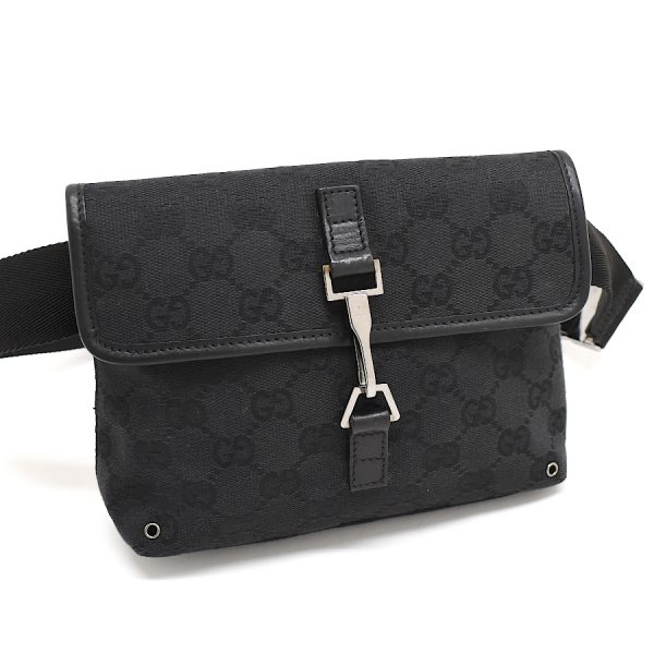 5000049884103795 1 Gucci Belt Bag Body Bag GG Canvas Black