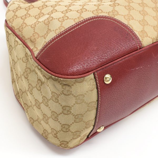 5000049884103821 5 Gucci Tote Bag Princy Ribbon GG Canvas Jacquard Beige Red