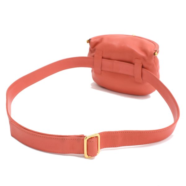 5000049884103822 7 Gucci Belt Bag Body Bag Clasp Leather Coral Pink