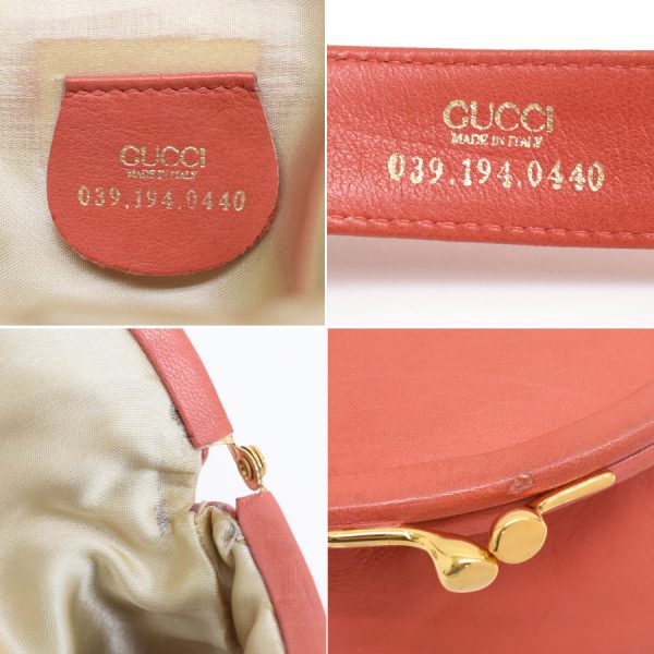 5000049884103822 9 Gucci Belt Bag Body Bag Clasp Leather Coral Pink