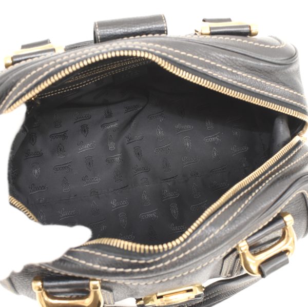 5000049884103826 8 Gucci Handbag Hysteria Crest Leather Black