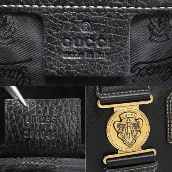 5000049884103826 9 Gucci Handbag Hysteria Crest Leather Black