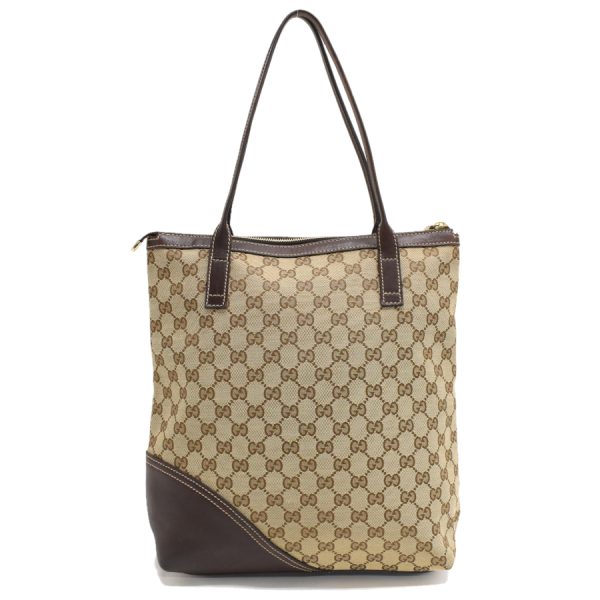 5000049884103827 3 Gucci tote bag GG canvas interlocking G leather beige brown