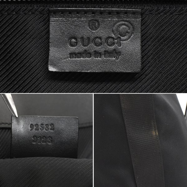 5000049884103828 9 Gucci Crossbody Shoulder Bag Nylon Black