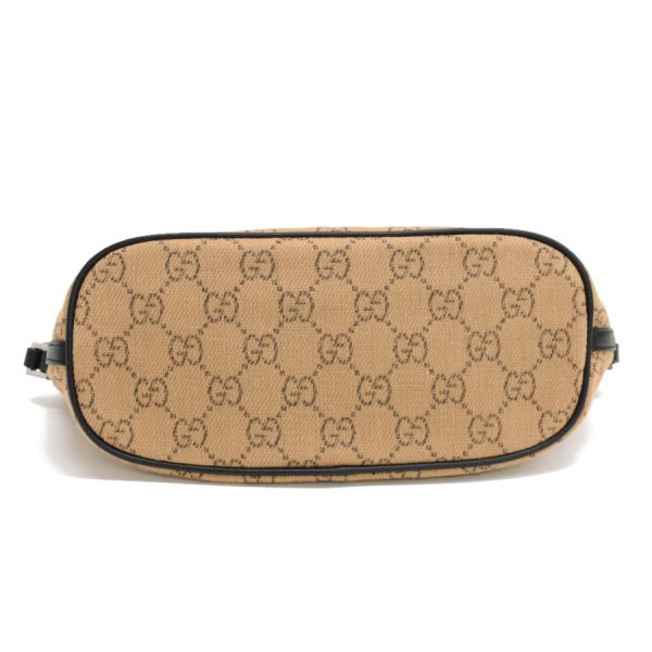 5000049884103888 4 Gucci Accessory Pouch GG Canvas Leather Camel Brown