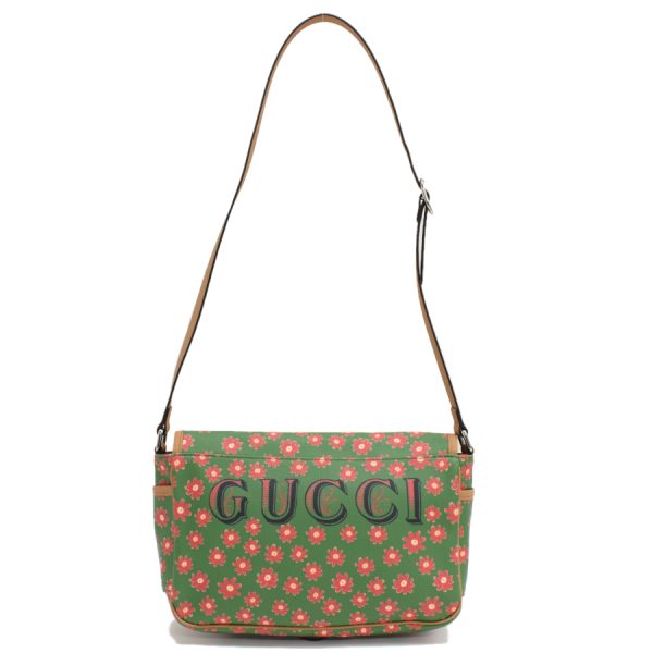 5000049884103892 3 Gucci Childrens Kitten Cat Messenger Shoulder Bag GG Green Multi