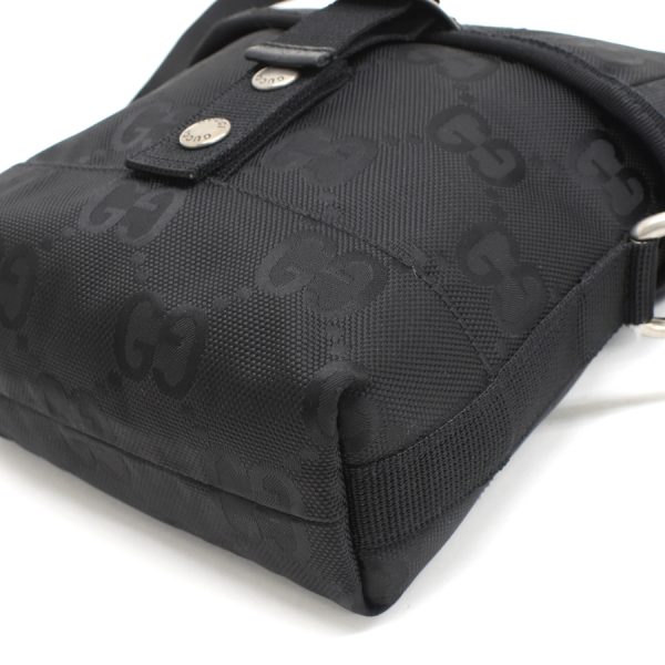 5000049884103922 5 Gucci Off The Grid Messenger Shoulder Bag GG Nylon Black