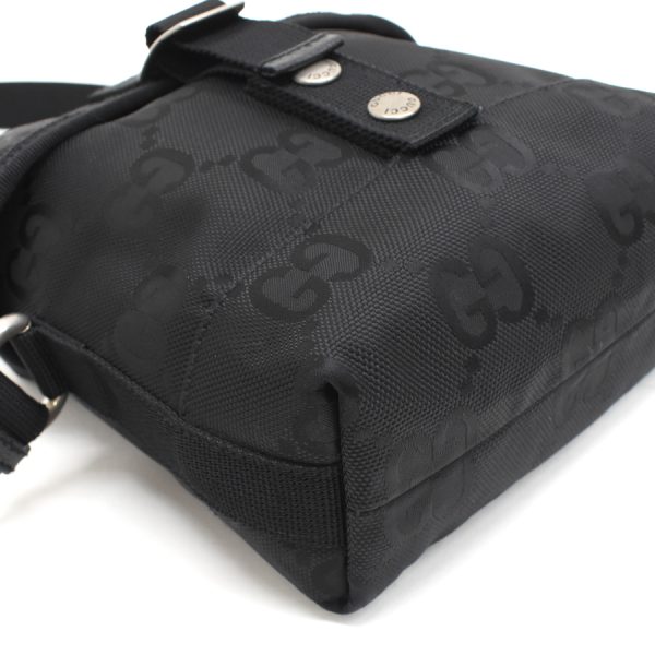 5000049884103922 6 Gucci Off The Grid Messenger Shoulder Bag GG Nylon Black