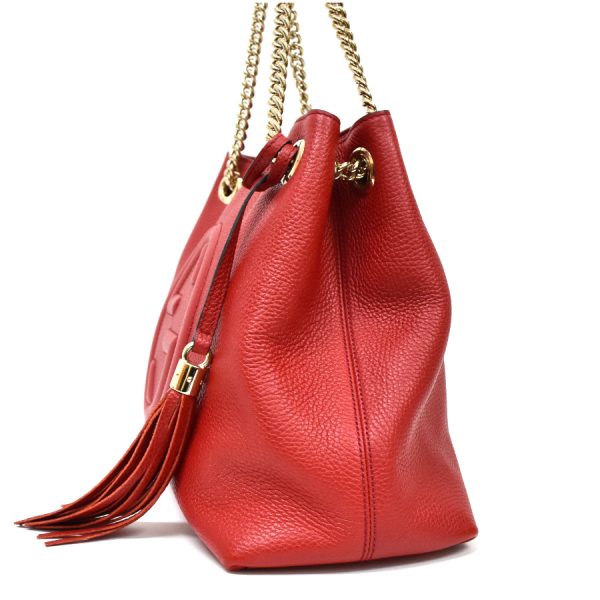 5000049884500453 2 Gucci Shoulder Bag Soho Leather Red