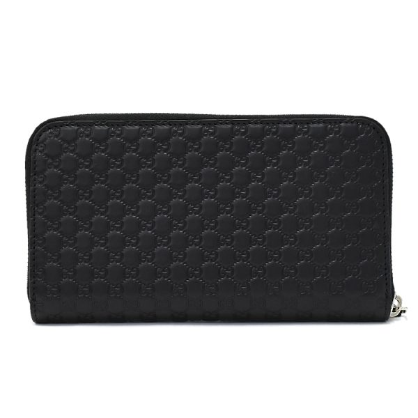 5000050884100340 3 Gucci zip around wallet long wallet Micro Guccisima leather black