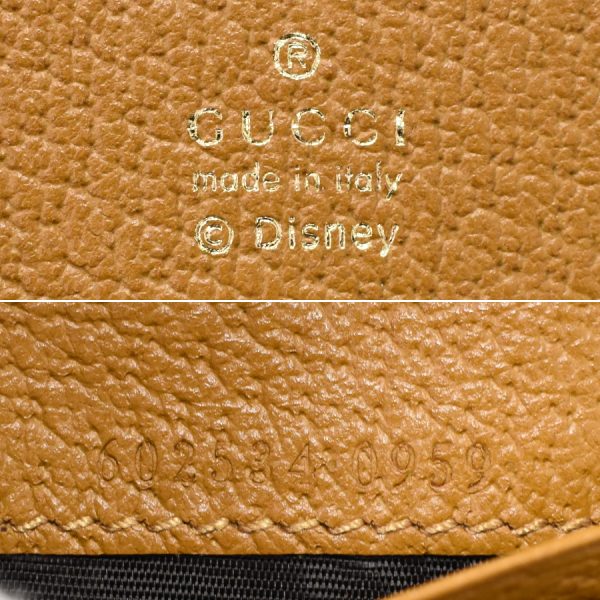 5000050884100357 9 Gucci Mickey Mouse Bifold Wallet Coated Canvas Beige