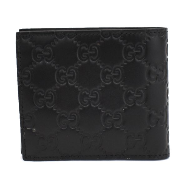 5000050884100364 3 Gucci Signature Leather Coin Wallet Black