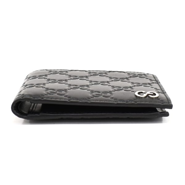 5000050884100364 4 Gucci Signature Leather Coin Wallet Black