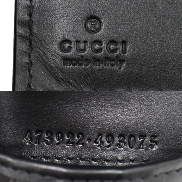 5000050884100364 9 Gucci Signature Leather Coin Wallet Black