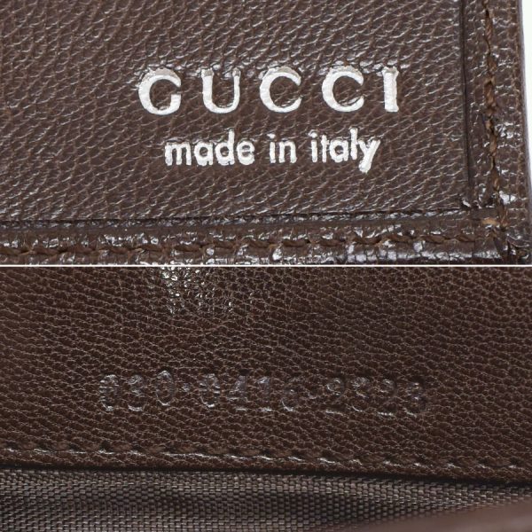 5000050884100383 8 Gucci bifold long wallet Leather Brown