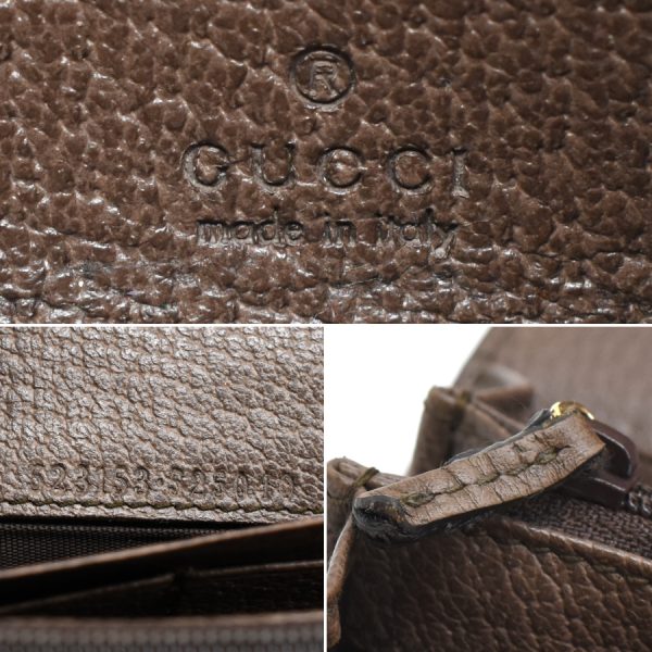 5000050884100386 9 Gucci GG Continental Wallet Long Wallet Ophidia GG Supreme Beige