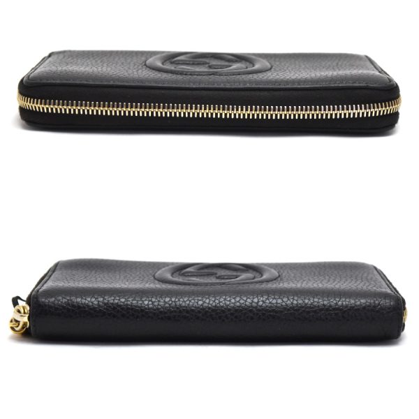 5000050889300363 4 Gucci Zipper Long Wallet Interlocking G Leather Black