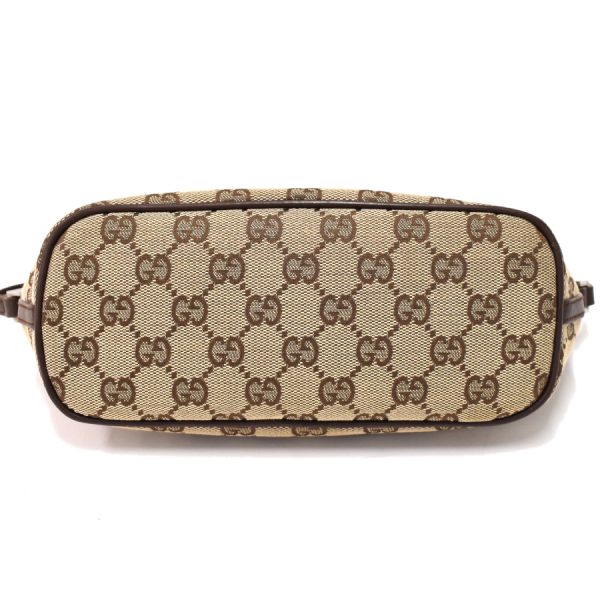 5000051884100348 4 Gucci Accessory Pouch GG Canvas Leather Beige Brown