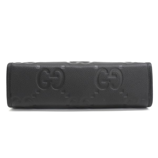 5000053884100426 4 Gucci Jumbo GG Pouch Jumbo GG Leather Black