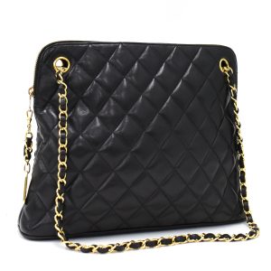 5000065884102216 1 Chanel Matelasse Chain Shoulder Bag Black