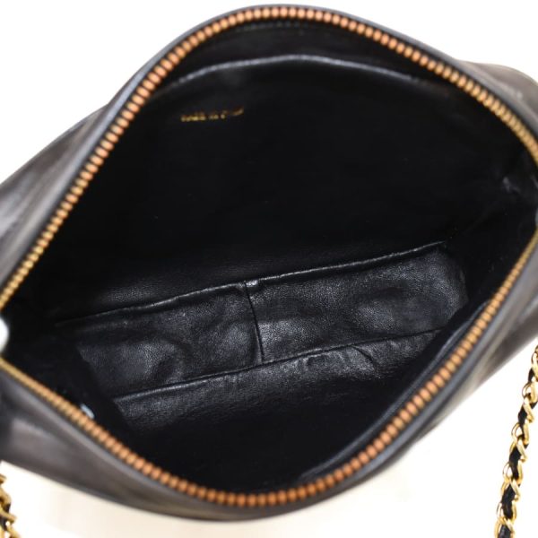 5000065884102372 8 CHANEL Chain Shoulder Bag Matelasse Leather Black