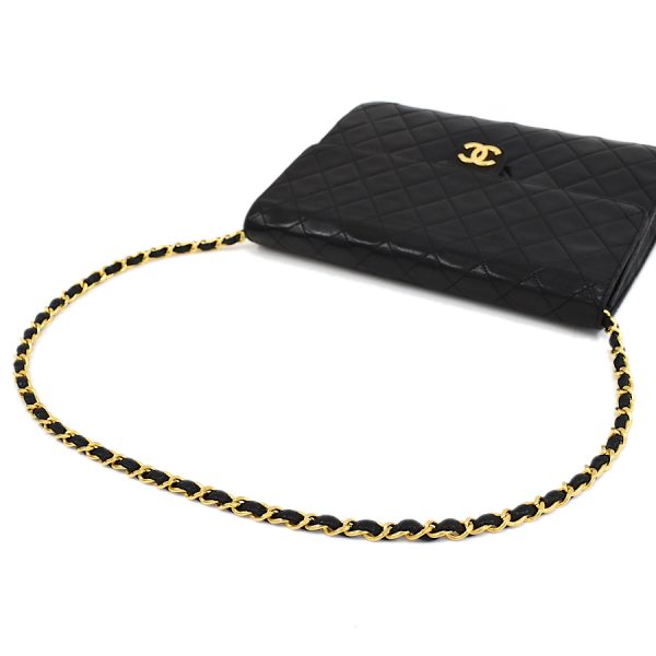 5000065884102451 6 CHANEL Chain Shoulder Bag Matelasse Leather Black