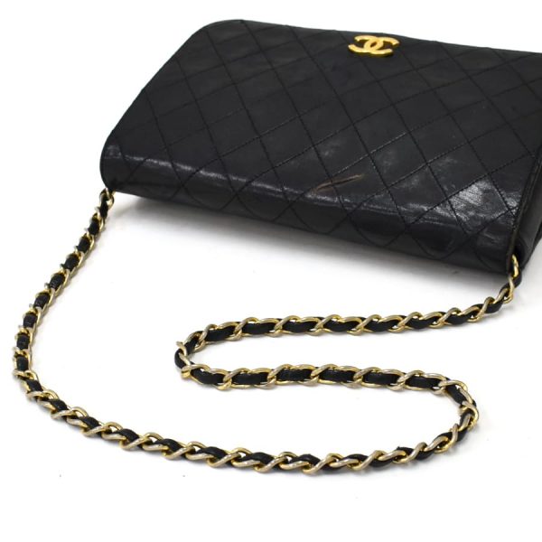 5000065884102506 7 CHANEL Chain Shoulder Bag Matelasse Leather Black