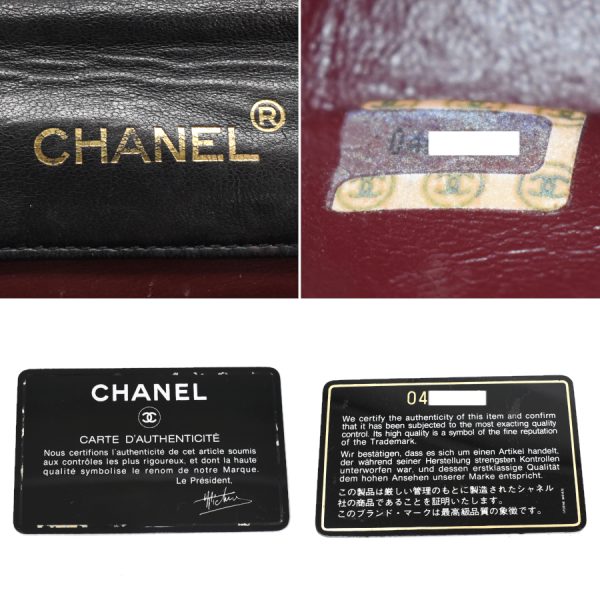 5000065884102780 8 CHANEL Half Moon Chain Bag CocoMark Matelasse Flap Lambskin Black