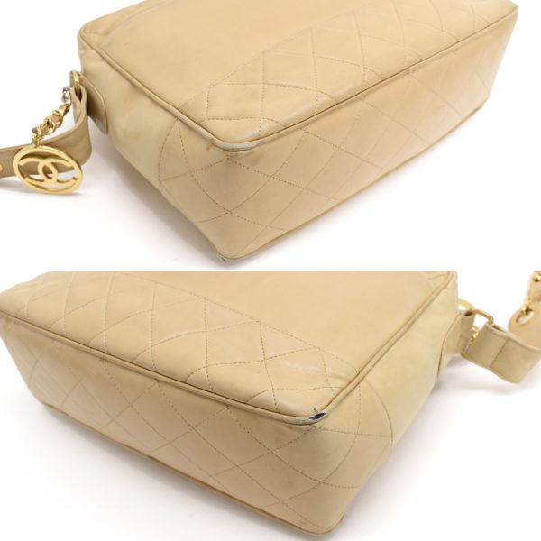 5000065884102788 5 CHANEL Chain Shoulder Bag Matelasse Leather Beige