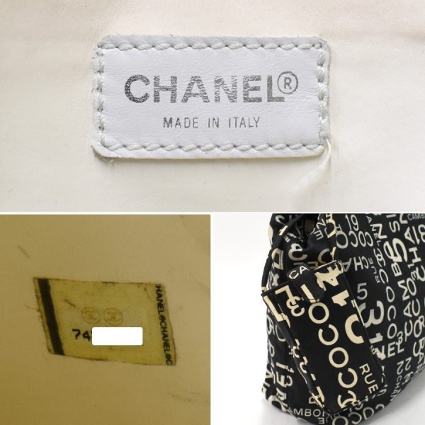 5000065884102838 9 CHANEL Tote Bag Shoulder Chain Canvas Black