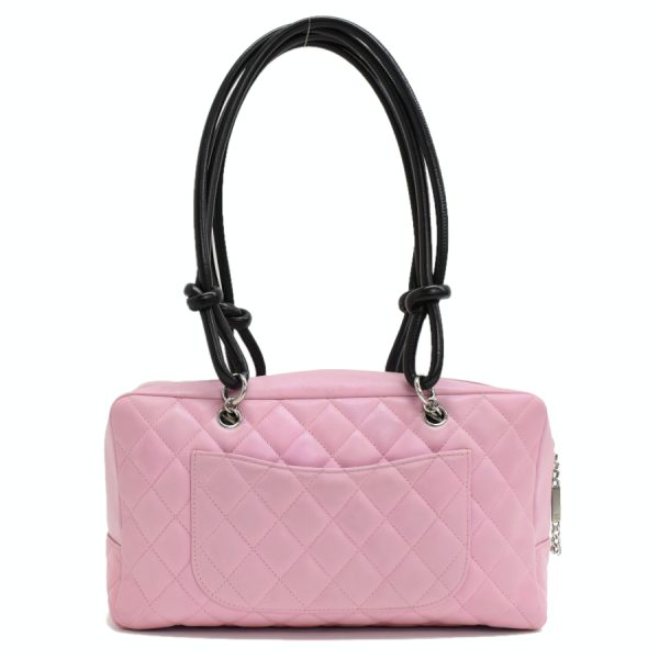 5000065884102925 3 CHANEL Cambon Line Bowling Bag Leather Pink