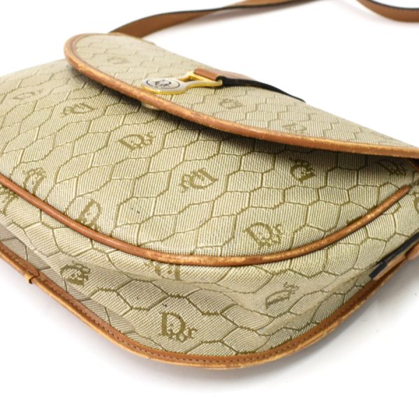 5000089884100332 5 Dior Honeycomb Crossbody Bag PVC Leather Beige