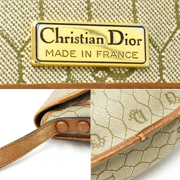 5000089884100332 9 Dior Honeycomb Crossbody Bag PVC Leather Beige