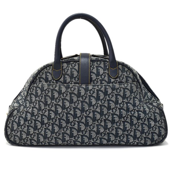 5000089884100434 3 Dior Double Saddle Handbag Trotter Jacquard Navy