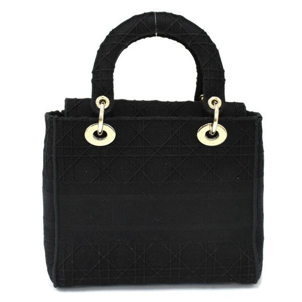 5000089884100553 3 Dior Lady D Lite Handbag Embroidery Black