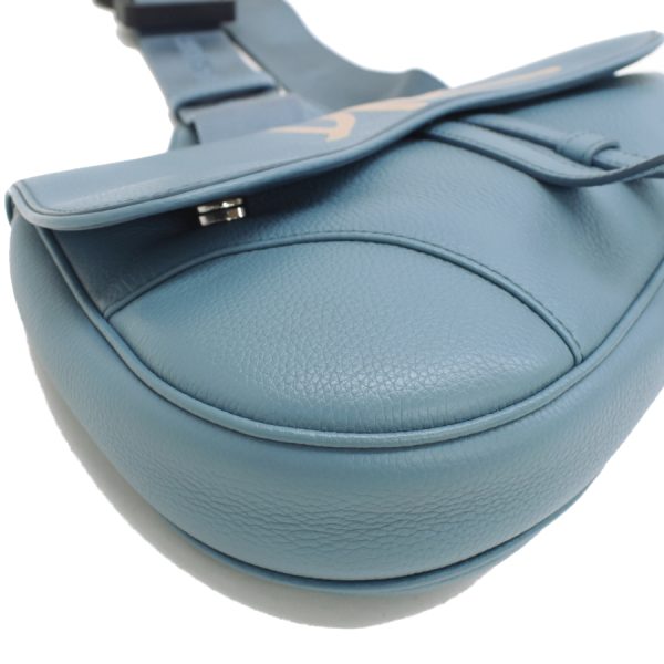 5000089884100587 6 Dior Saddle Bag Leather Blue