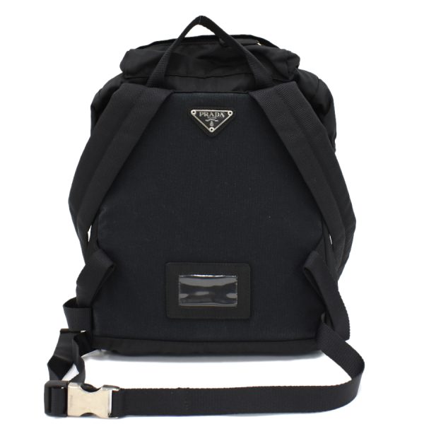 5000105884102352 3 Prada Backpack Mini Rucksack Nylon Black Triangle Logo