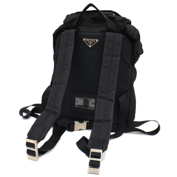 5000105884102352 7 Prada Backpack Mini Rucksack Nylon Black Triangle Logo