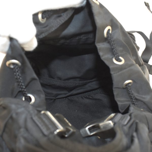 5000105884102352 8 Prada Backpack Mini Rucksack Nylon Black Triangle Logo