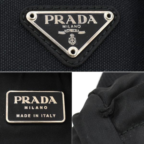 5000105884102352 9 Prada Backpack Mini Rucksack Nylon Black Triangle Logo