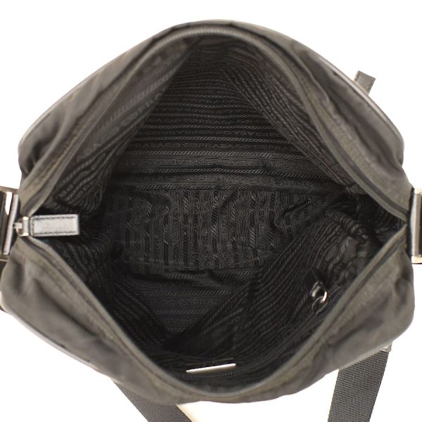 5000105884102852 8 Prada Shoulder Bag Crossbody Nylon Leather Black